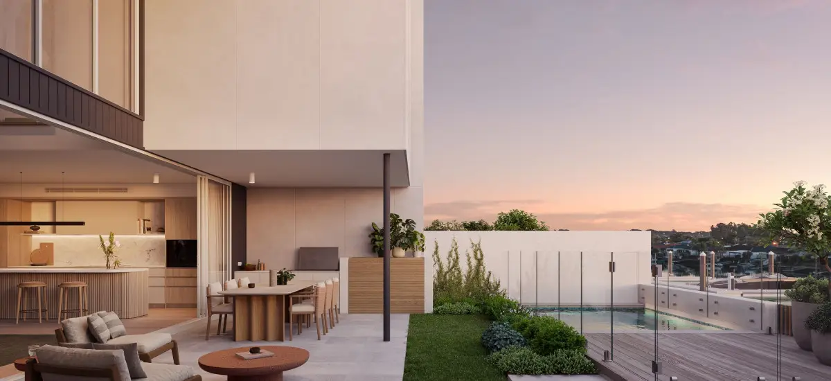 2007_2.13_interior_bldg4_kitchen_living_alfresco_villa5_ground_r001